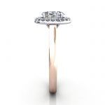 Oval Engagement Ring, RG, RH1, SV Oval Engagement Ring, RG, RH1, SV