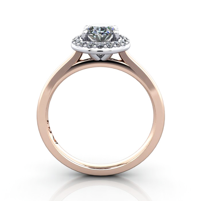 Oval Engagement Ring, RG, RH1, TF Oval Engagement Ring, RG, RH1, TF