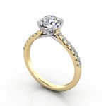 Video-Diamond Solitaire RSA44 Round Yellow 3D Video-Diamond Solitaire RSA44 Round Yellow 3D