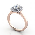Video-Halo Diamond Ring RG - 3D RH8