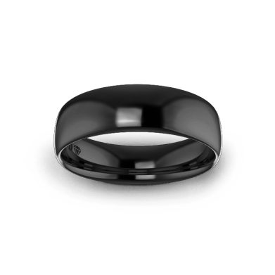 Men’s Black Zirconium Rings