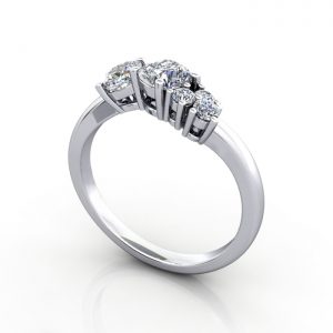 Multi Diamond Engagement Rings