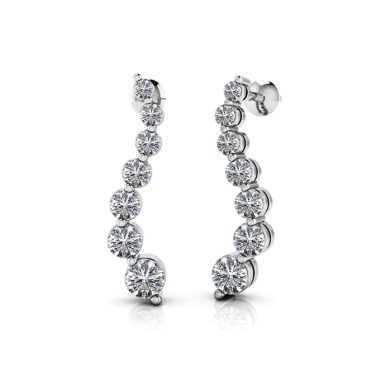 Diamond Drop Earrings