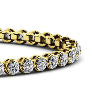 Diamond Bracelet SB778 Yellow Gold image1