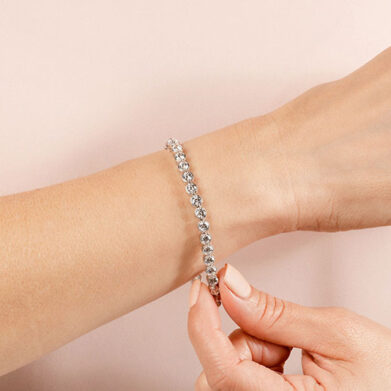 Diamond Bracelet SB778 Yellow Gold image2
