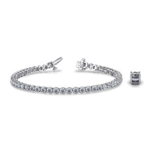 Diamond Bracelet SB845 Platinum image 2