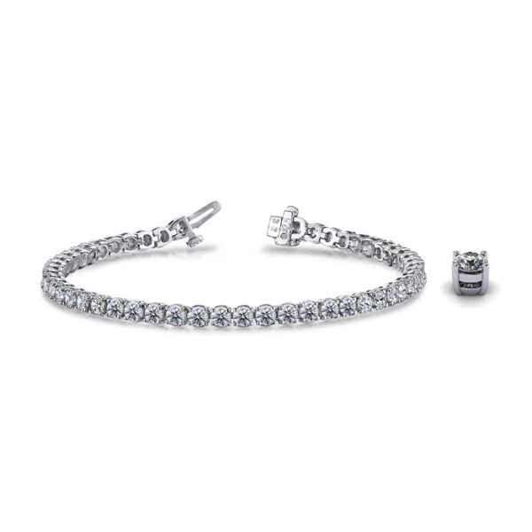 Diamond Bracelet SB845 White Gold image2