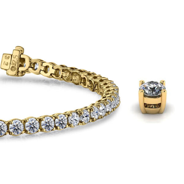 Diamond Bracelet SB845 Yellow Gold image 2