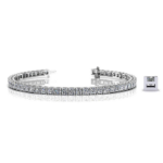 Diamond Bracelet SB847 White Gold image 2