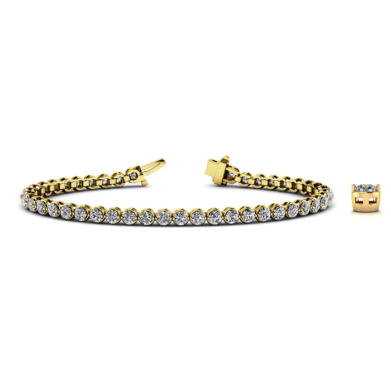 Diamond Bracelet PD SB778-A Yellow Gold