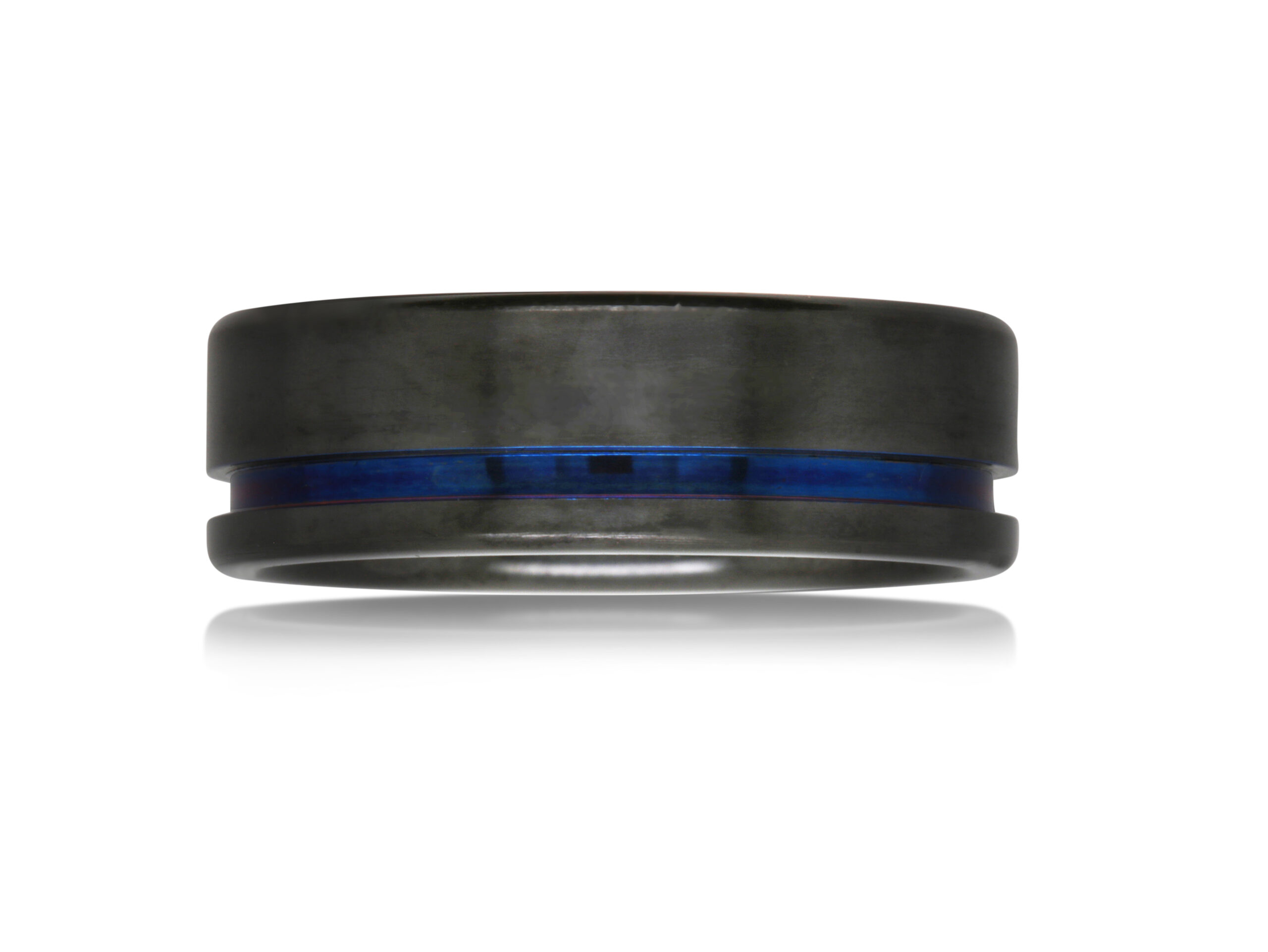 Black Zirconium Wedding Ring PD721 Black Zirconium Wedding Ring PD721