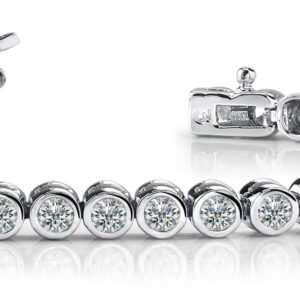 Diamond Bracelet PD SB276- White Gold Image 2