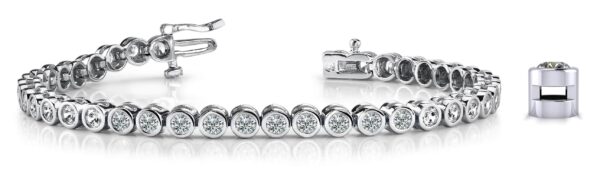Diamond Bracelet PD SB276- White Gold Image 2