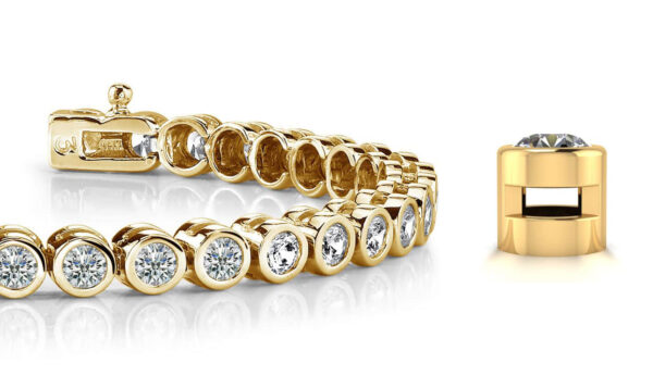 Diamond Bracelet PD SB276- Yellow Gold Image 1