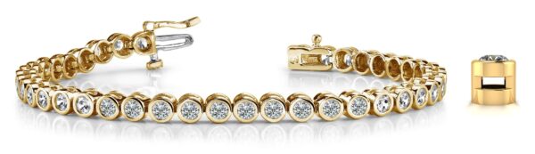 Diamond Bracelet PD SB276- Yellow Gold Image 2