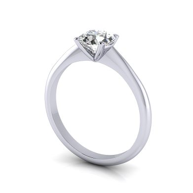 Diamond Ring RS3 Platinum 3D