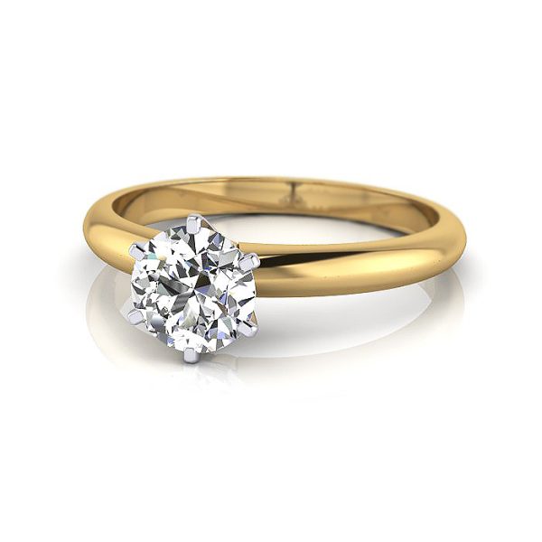 Diamond Ring Yellow Gold RS2 LF