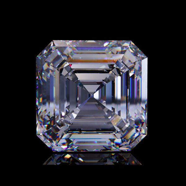 Asscher lab grown diamond image