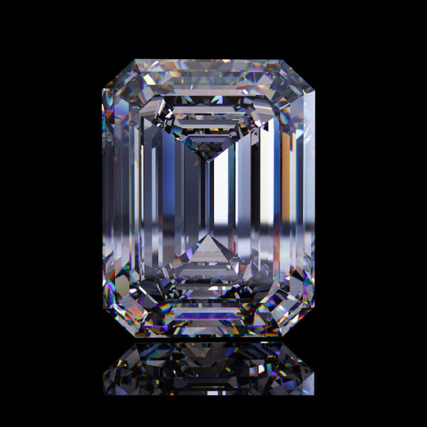 Emerald lab grown diamond image