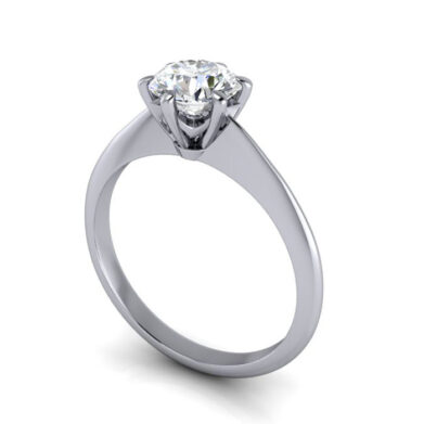 Thumb Diamond Ring RS4 Platnium 3D
