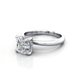 Cushion Diamond Ring Platinum RS51 LF Cushion Diamond Ring Platinum RS51 LF
