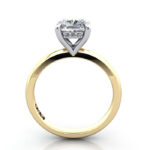 Cushion Diamond Ring Yellow Gold RS51 TF Cushion Diamond Ring Yellow Gold RS51 TF