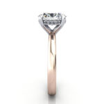 Oval Diamond Ring Rose Gold RS51 SV
