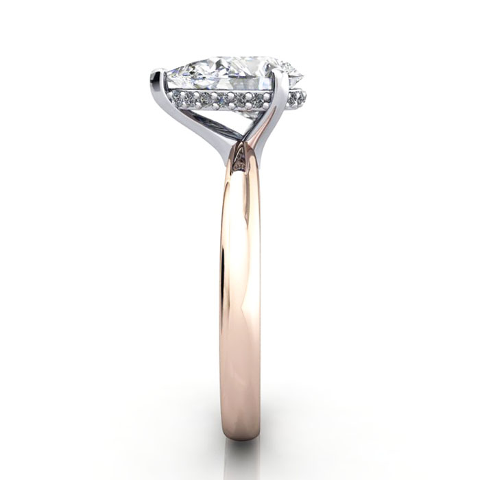 Pear Diamond Ring Rose Gold RS51 SV Pear Diamond Ring Rose Gold RS51 SV