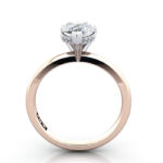 Pear Diamond Ring Rose Gold RS51 TF Pear Diamond Ring Rose Gold RS51 TF