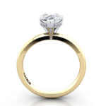 Pear Diamond Ring Yellow Gold RS51 TF Pear Diamond Ring Yellow Gold RS51 TF