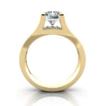 Radiant Cut Diamond Ring with Accents RSA12 Yellow Gold TF Radiant Cut Diamond Ring with Accents RSA12 Yellow Gold TF