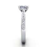 Princess Cut Vintage Diamond Ring Platinum RV2 SV Princess Cut Vintage Diamond Ring Platinum RV2 SV
