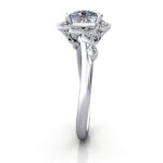 Princess Cut Vintage Diamond Ring Platinum RV6 SV Princess Cut Vintage Diamond Ring Platinum RV6 SV