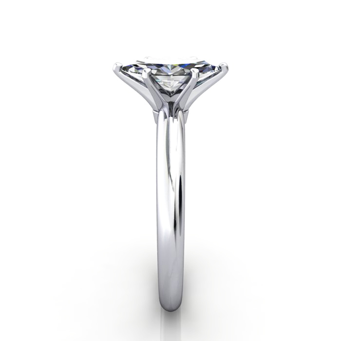 Marquise Cut Solitaire Diamond Ring White Gold RS2 SV Marquise Cut Solitaire Diamond Ring White Gold RS2 SV