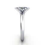 Oval Cut Solitaire Diamond Ring White Gold RS2 SV Oval Cut Solitaire Diamond Ring White Gold RS2 SV