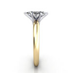 Oval Cut Solitaire Diamond Ring Yellow Gold RS2 SV Oval Cut Solitaire Diamond Ring Yellow Gold RS2 SV
