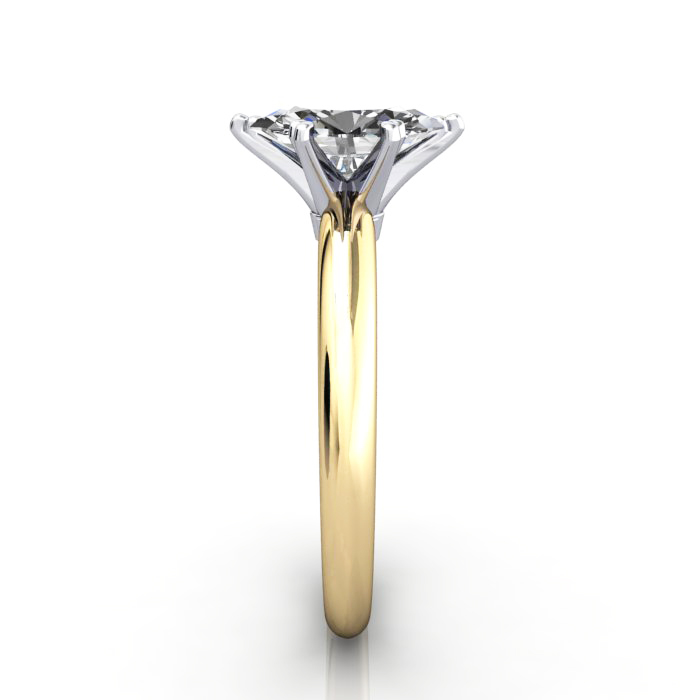 Oval Cut Solitaire Diamond Ring Yellow Gold RS2 SV Oval Cut Solitaire Diamond Ring Yellow Gold RS2 SV