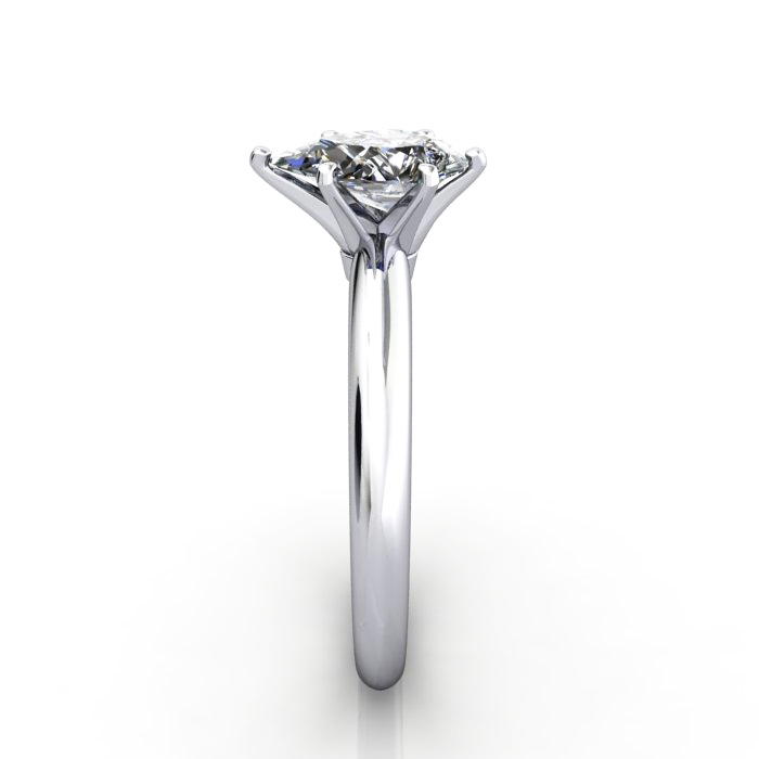 Pear Cut Solitaire Diamond Ring Platinum RS2 SV Pear Cut Solitaire Diamond Ring Platinum RS2 SV