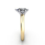 Pear Cut Solitaire Diamond Ring Yellow Gold RS2 SV Pear Cut Solitaire Diamond Ring Yellow Gold RS2 SV