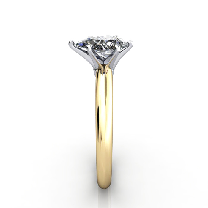 Pear Cut Solitaire Diamond Ring Yellow Gold RS2 SV Pear Cut Solitaire Diamond Ring Yellow Gold RS2 SV