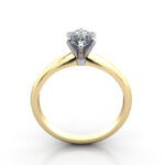 Pear Cut Solitaire Diamond Ring Yellow Gold RS2 TF Pear Cut Solitaire Diamond Ring Yellow Gold RS2 TF