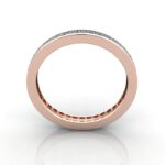 Princess Cut Eternity Diamond Ring Rose Gold RE4 TF Princess Cut Eternity Diamond Ring Rose Gold RE4 TF