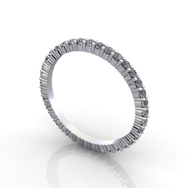 Round Brilliant Eternity Diamond Ring Platinum 0.50ct RE1 3D Round Brilliant Eternity Diamond Ring Platinum 0.50ct RE1 3D