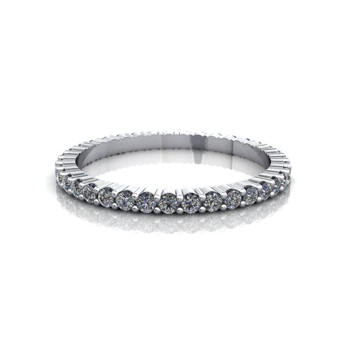 Round Brilliant Eternity Diamond Ring Platinum 0.50ct RE1 LF Round Brilliant Eternity Diamond Ring Platinum 0.50ct RE1 LF