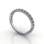 Round Brilliant Eternity Diamond Ring Platinum 1.00ct RE1 3D Round Brilliant Eternity Diamond Ring Platinum 1.00ct RE1 3D