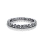 Round Brilliant Eternity Diamond Ring Platinum 1.00ct RE1 LF Round Brilliant Eternity Diamond Ring Platinum 1.00ct RE1 LF