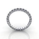 Round Brilliant Eternity Diamond Ring Platinum 1.00ct RE1 TF Round Brilliant Eternity Diamond Ring Platinum 1.00ct RE1 TF