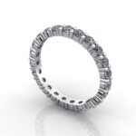 Round Brilliant Eternity Diamond Ring Platinum 1.50ct RE1 3D Round Brilliant Eternity Diamond Ring Platinum 1.50ct RE1 3D