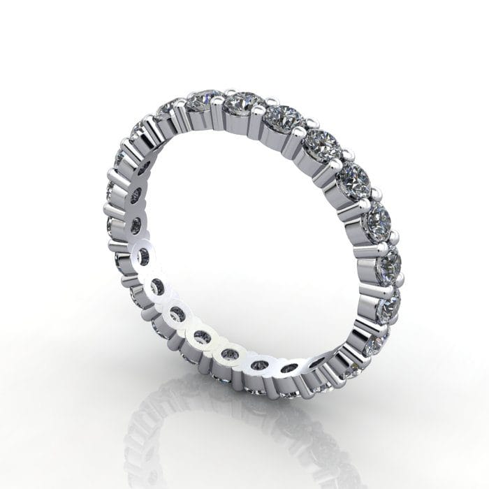 Round Brilliant Eternity Diamond Ring Platinum 1.50ct RE1 3D Round Brilliant Eternity Diamond Ring Platinum 1.50ct RE1 3D