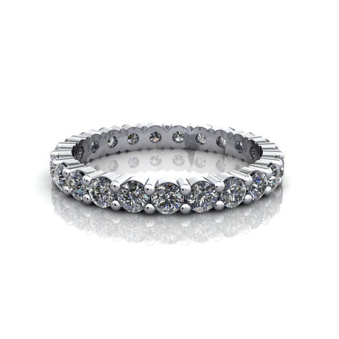 Round Brilliant Eternity Diamond Ring Platinum 1.50ct RE1 LF Round Brilliant Eternity Diamond Ring Platinum 1.50ct RE1 LF